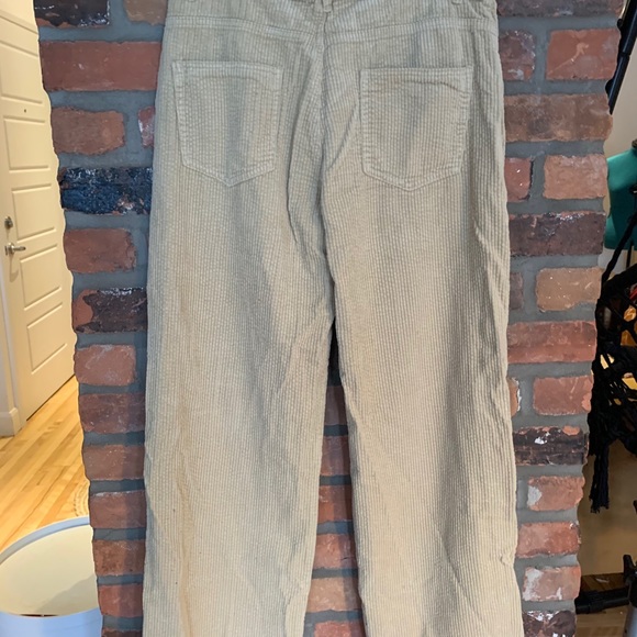 Wide Velvet beige pants from Zara - Picture 7 of 7